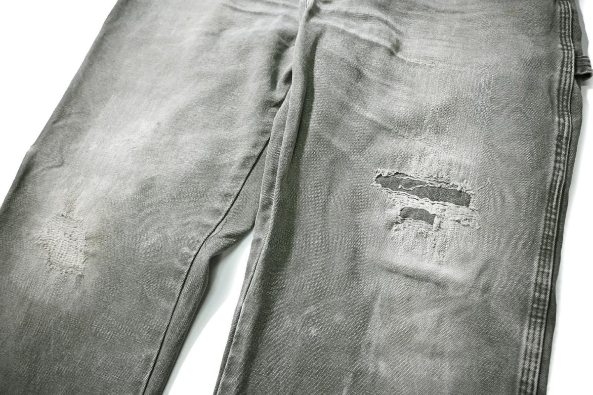 画像3: 00s Used Dickies Duck Carpenter Pants Moss (3)