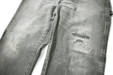 画像3: 00s Used Dickies Duck Carpenter Pants Moss (3)