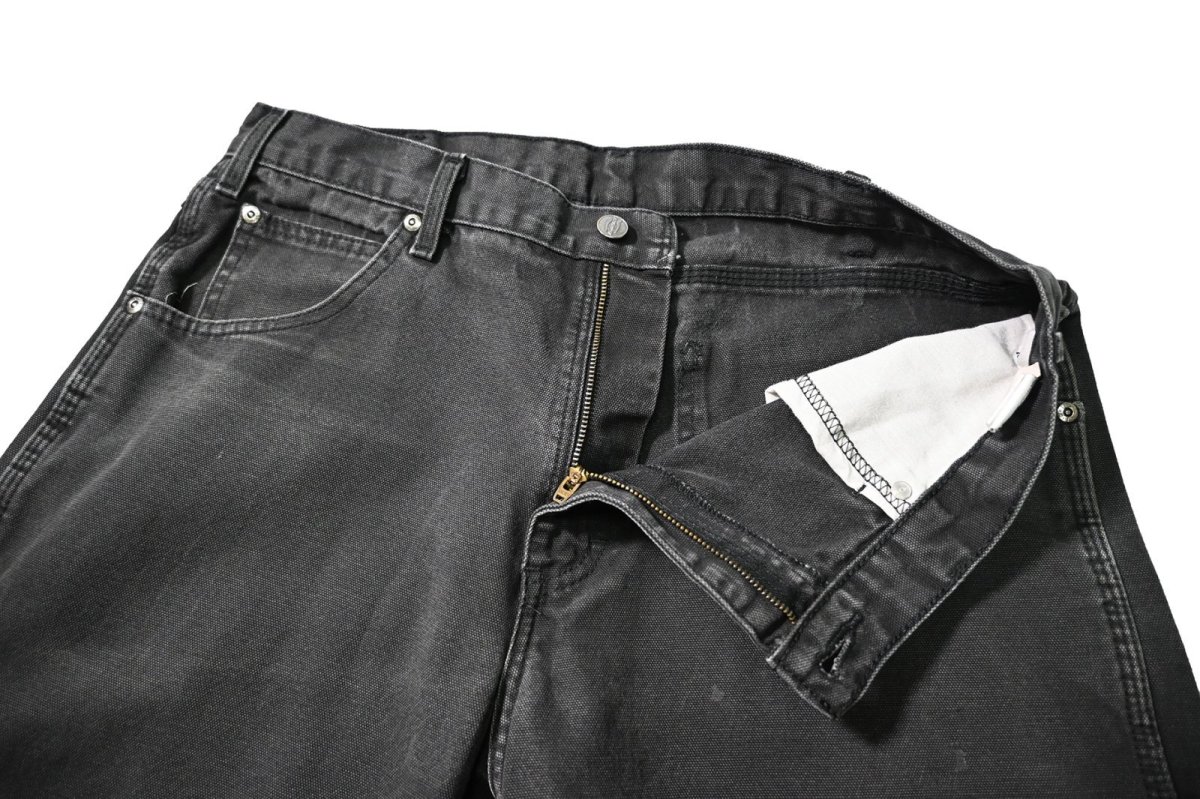 画像5: 00s Used Dickies Duck Carpenter Pants Black (5)