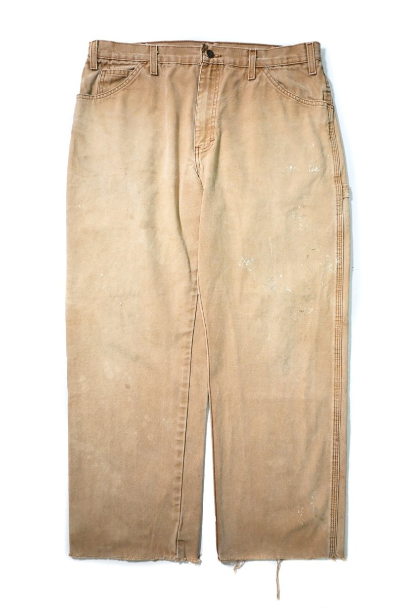 画像1: 00s Used Dickies Duck Carpenter Pants Brown (1)