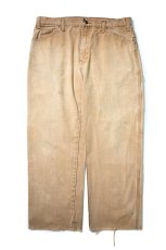 画像1: 00s Used Dickies Duck Carpenter Pants Brown (1)