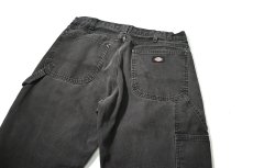 画像4: 00s Used Dickies Duck Carpenter Pants Black (4)