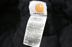 画像6: 07' Used Carhartt Quilted Flannel Lined Duck Bomber Jacket Petrol (6)
