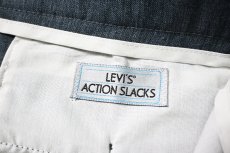 画像6: 90s Used Levi's Action Slacks Blue made in USA (6)