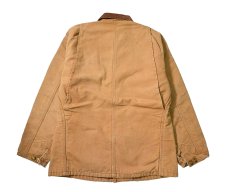 画像2: 80-90s Used Carhartt Blanket Lined Michigan Chore Coat Brown (2)