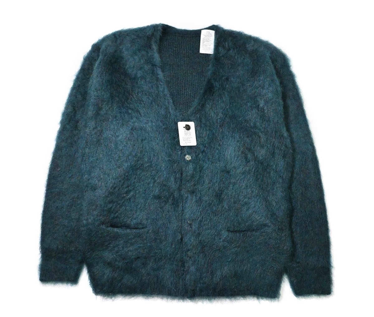 画像1: A.R.P. Premium Mohair Cardigan W/Pocket Sapphire Blue (1)