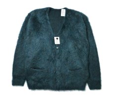 画像1: A.R.P. Premium Mohair Cardigan W/Pocket Sapphire Blue (1)