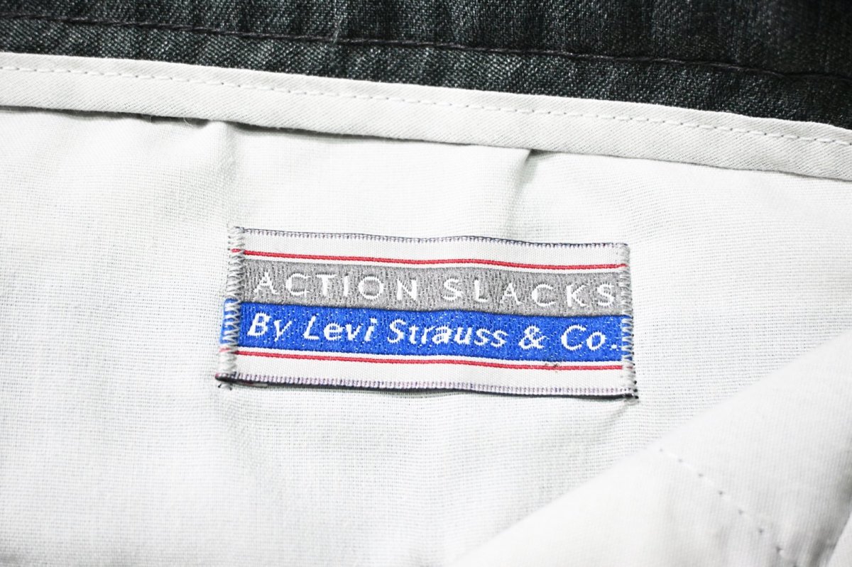 画像6: 90s Used Levi's Action Slacks Charcoal (6)