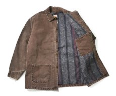画像5: 04' Used Carhartt Blanket Lined Chore Coat Chestnut made in USA (5)