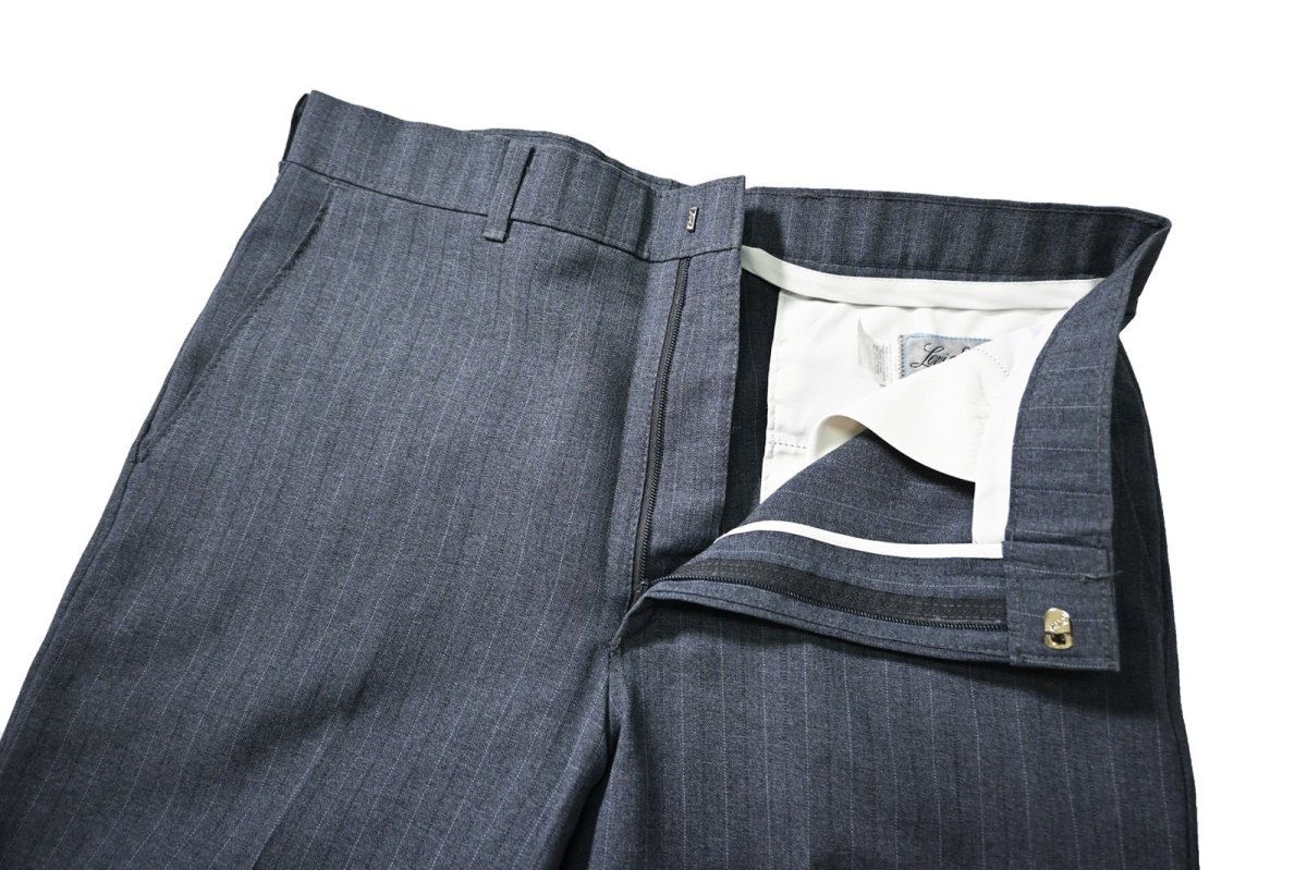 画像5: 80-90s Used Levi's Business Class Suits Slacks Blue Stripe (5)