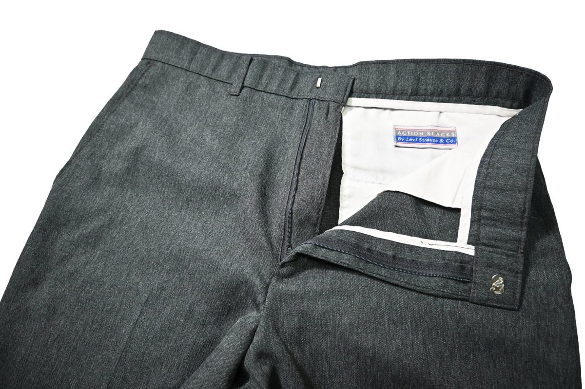 画像5: 90s Used Levi's Action Slacks Charcoal (5)