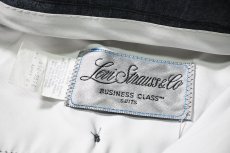 画像6: 80-90s Used Levi's Business Class Suits Slacks Blue Stripe (6)