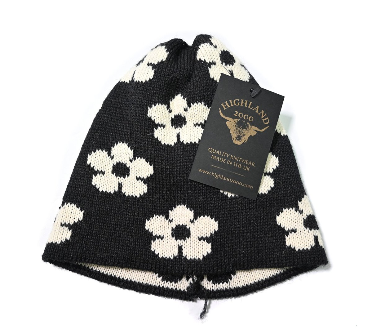 画像1: Highland 2000 Flower Beanie Black (1)