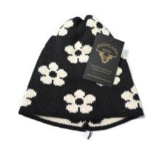 画像1: Highland 2000 Flower Beanie Black (1)