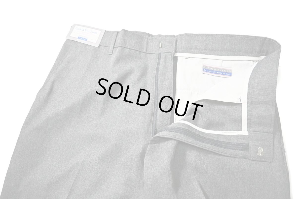 画像5: 90s Deadstock Levi's Action Slacks Grey (5)