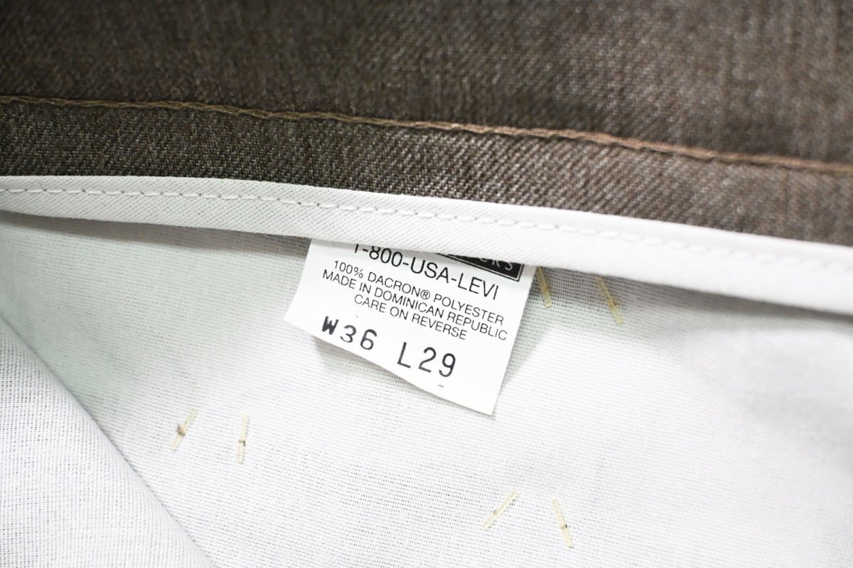 画像7: 90s Deadstock Levi's Action Slacks Brown (7)