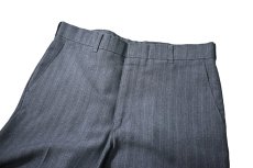 画像2: 80-90s Used Levi's Business Class Suits Slacks Blue Stripe (2)