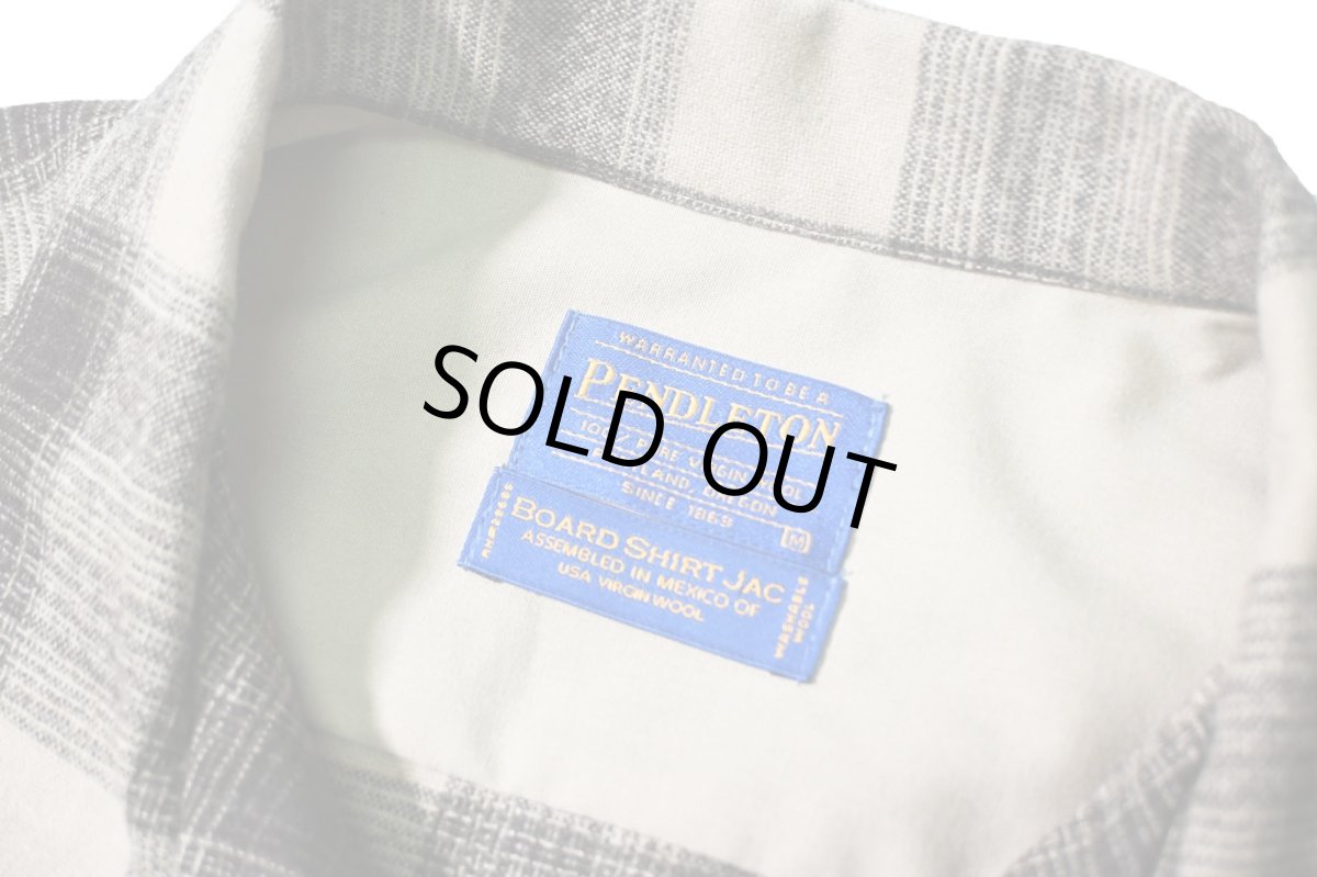 画像4: 00s Used Pendleton Wool Board Shirt (4)