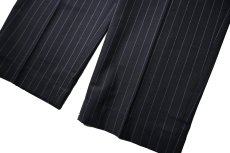 画像3: Gambert Tropical Wool Slacks Navy Stripe (3)