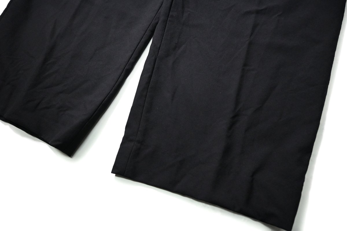 画像3: 80s Used Christian Dior Pleated Wool Slacks Dark Navy (3)