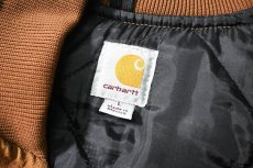 画像6: 13' Deadstock Carhartt Quilt Lined Duck Vest Brown (6)