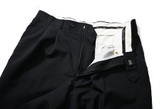 画像5: 80s Used Christian Dior Pleated Wool Slacks Dark Navy (5)
