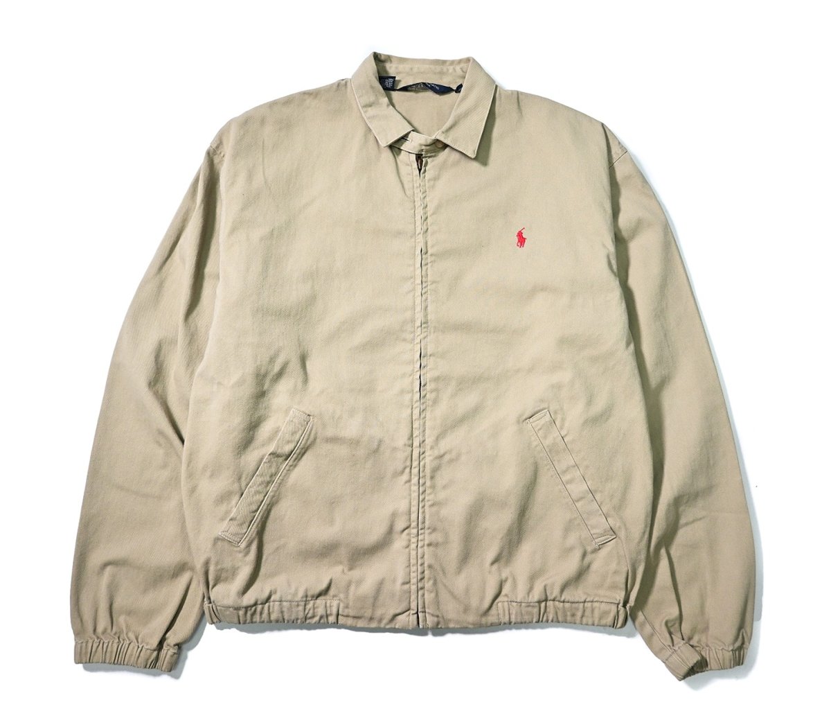 画像1: 90s Used Polo Ralph Lauren Swing Top Khaki made in USA ラルフローレン (1)