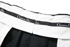 画像6: 80s Used Christian Dior Pleated Wool Slacks Dark Navy (6)