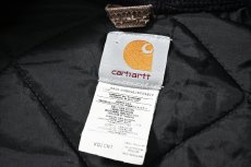 画像6: 03' Used Carhartt Quilt Lined Duck Vest Chestnut made in USA (6)