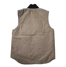 画像2: 15' Used Carhartt Quilt Lined Duck Vest (2)