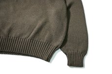 画像3: 90-00s Used Polo Ralph Lauren Cotton Knit Sweater Olive (3)
