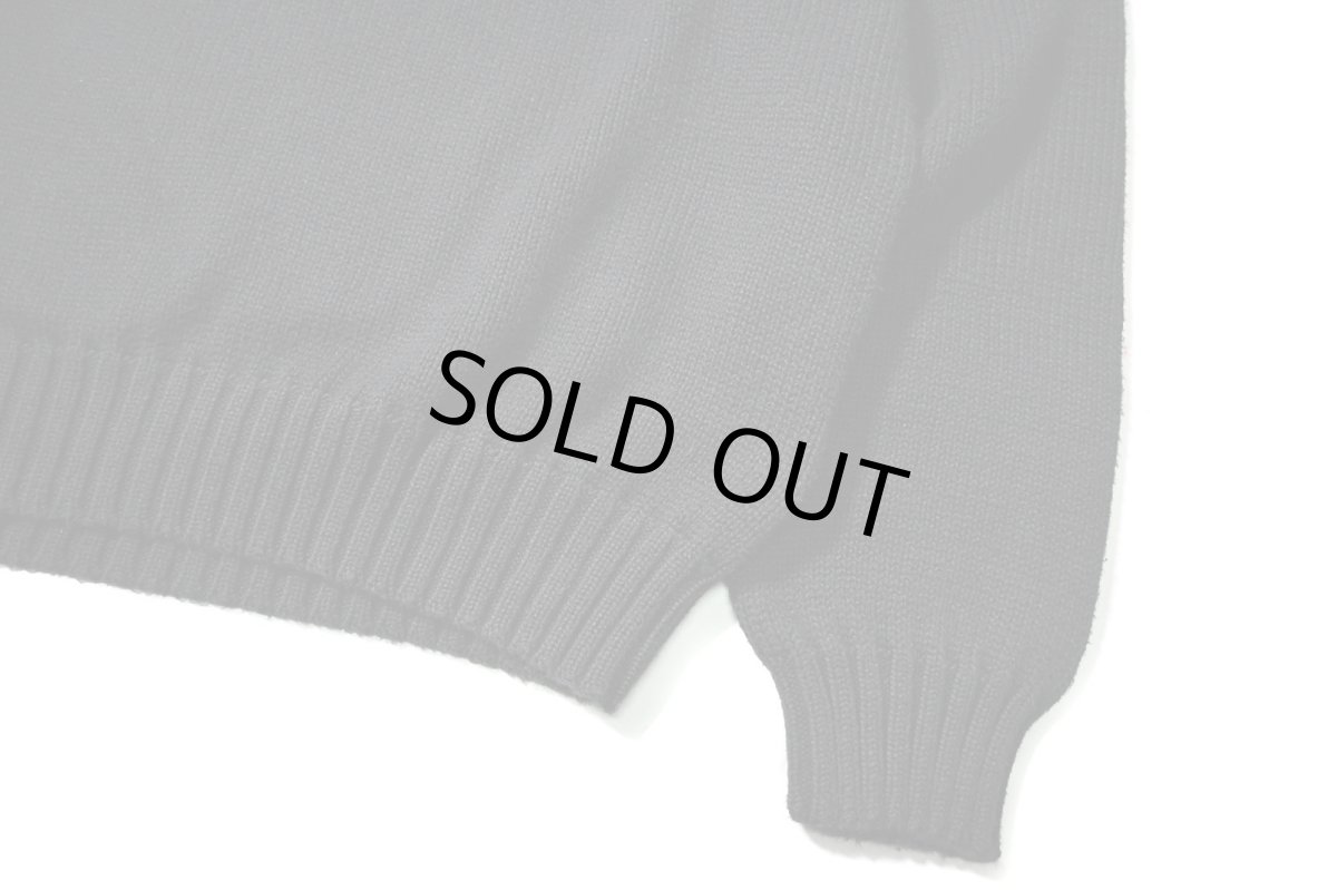 画像3: 90-00s Used Polo Ralph Lauren Cotton Knit Sweater Black (3)
