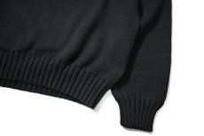 画像3: 90-00s Used Polo Ralph Lauren Cotton Knit Sweater Black (3)