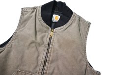 画像3: 15' Used Carhartt Quilt Lined Duck Vest (3)