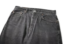 画像2: 98' Used Levi's 505 Denim Pants Black リーバイス (2)