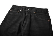 画像2: 02' Used Levi's 505 Denim Pants Black リーバイス (2)