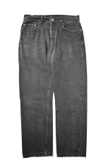 画像1: 98' Used Levi's 505 Denim Pants Black リーバイス (1)