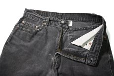 画像6: 98' Used Levi's 505 Denim Pants Black リーバイス (6)