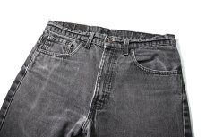 画像2: 96' Used Levi's 505 Denim Pants Black made in USA リーバイス (2)