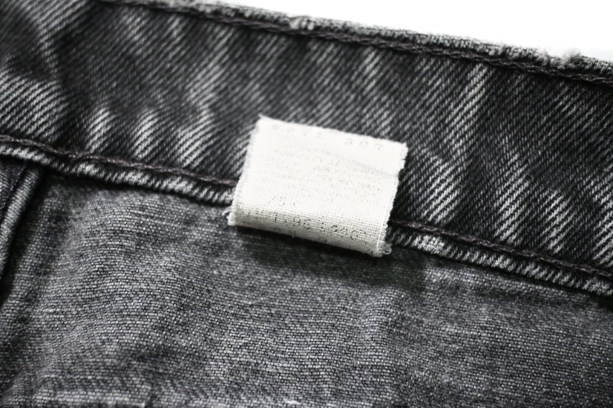 画像9: 96' Used Levi's 505 Denim Pants Black made in USA リーバイス (9)