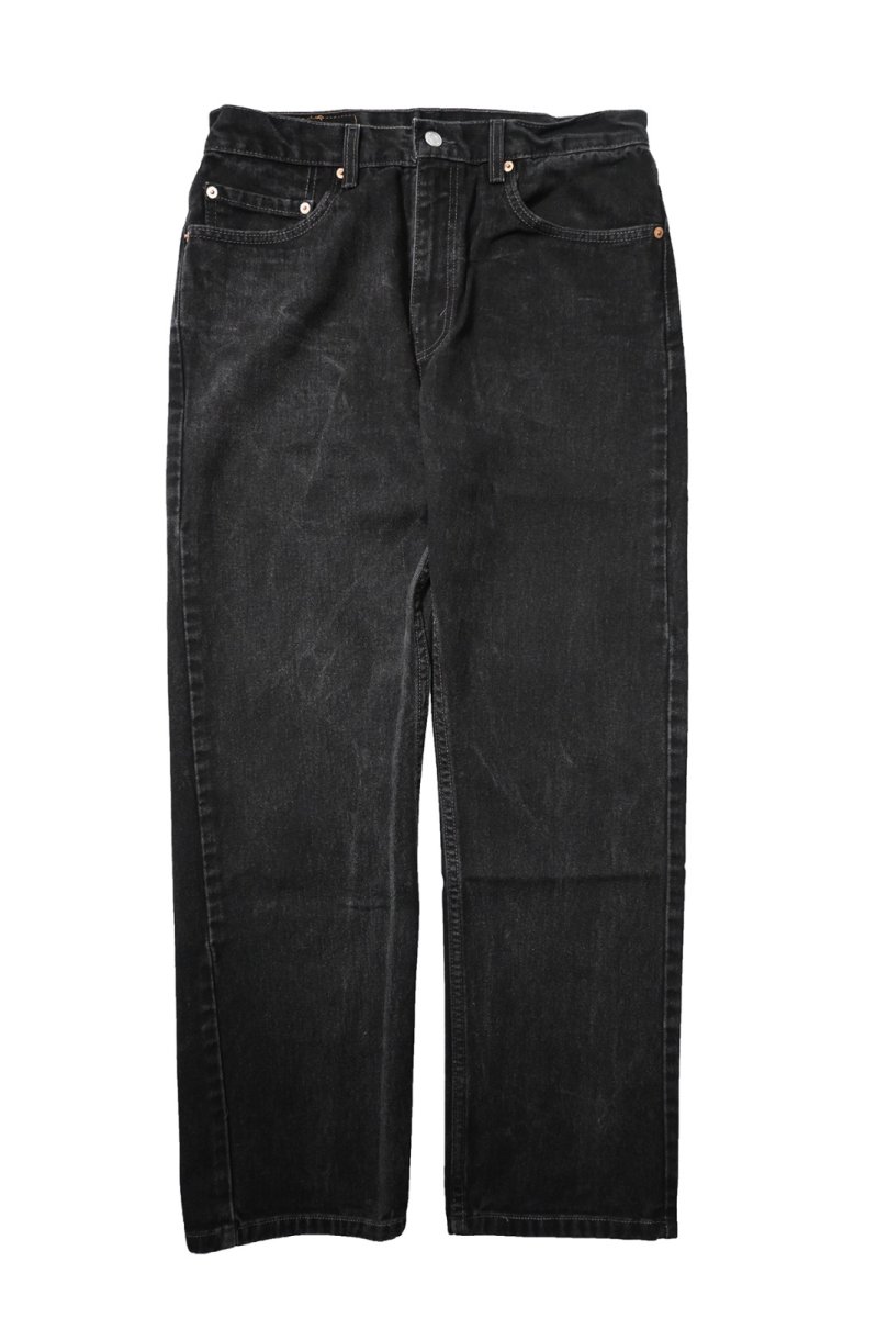 画像1: 01' Used Levi's 505 Denim Pants Black リーバイス (1)