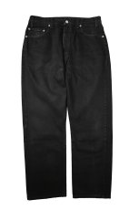 画像1: 99' Used Levi's 505 Denim Pants Black リーバイス (1)