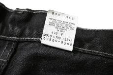 画像8: 98' Used Levi's 505 Denim Pants Black made in Canada リーバイス (8)