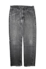 画像1: 96' Used Levi's 505 Denim Pants Black made in USA リーバイス (1)