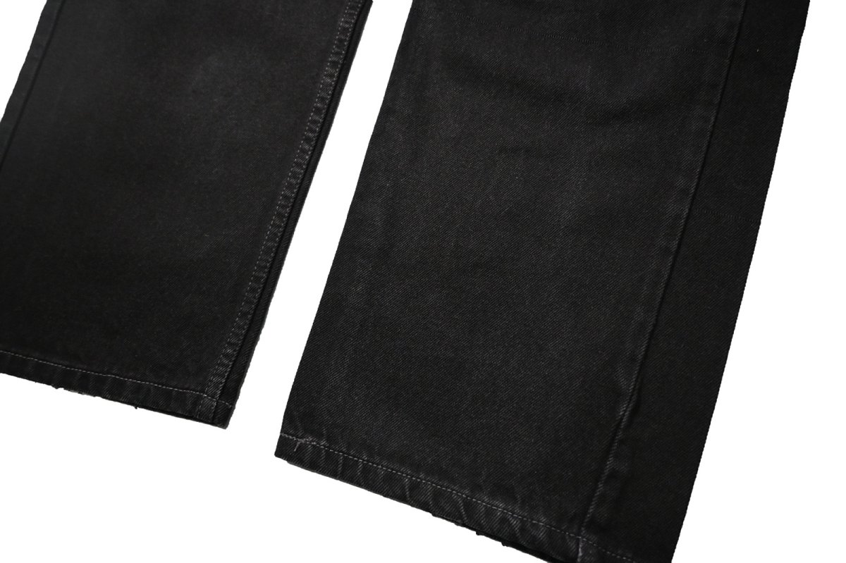 画像3: 99' Used Levi's 505 Denim Pants Black リーバイス (3)