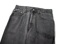 画像2: 99' Used Levi's 505 Denim Pants Black made in USA リーバイス (2)