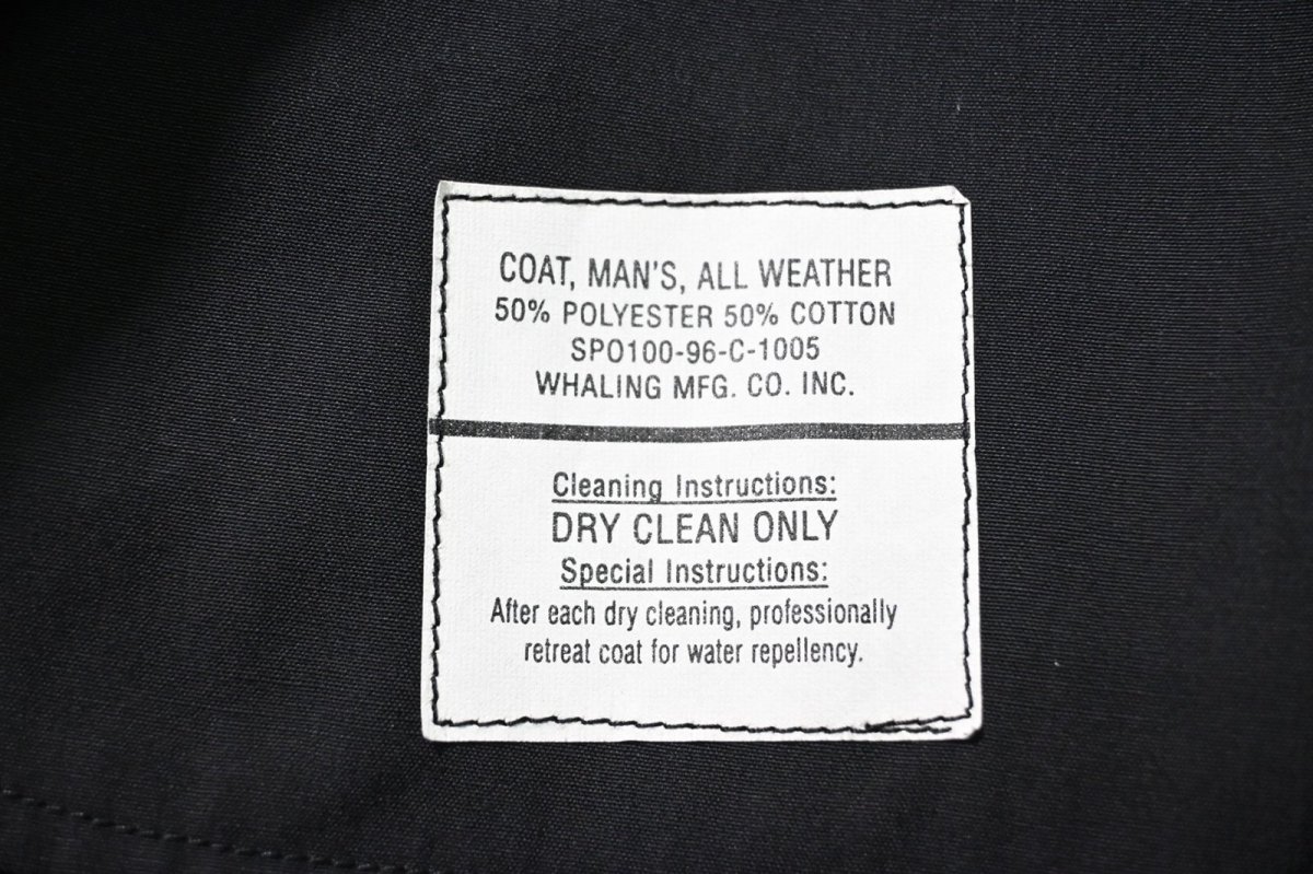 画像7: 96' Used Us Navy All Weather Coat (7)