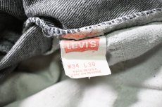 画像7: 87' Used Levi's 505 Denim Pants Black made in USA リーバイス 先染め (7)