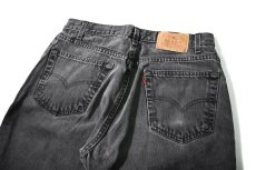 画像4: 99' Used Levi's 505 Denim Pants Black made in USA リーバイス (4)