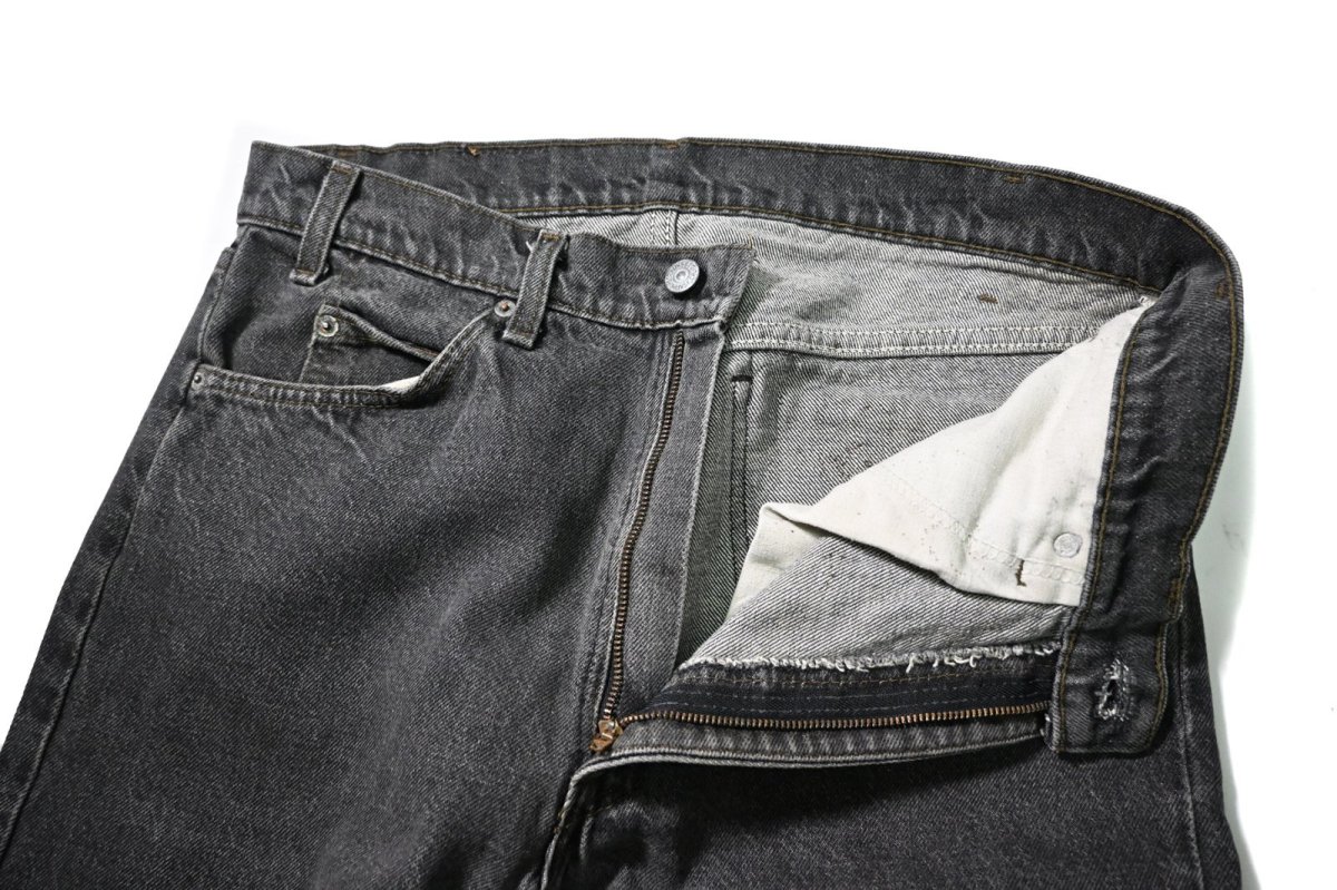 画像6: 87' Used Levi's 505 Denim Pants Black made in USA リーバイス 先染め (6)